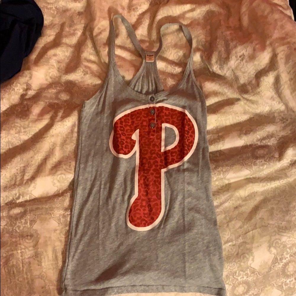 Victoria Secret Phillies racerback tank top